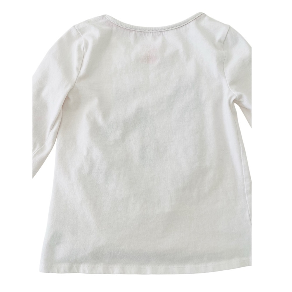 Isaac Mizrahi Kids' White Long Sleeve Tee with City Girls Graphic | Girl S (5/6) - Picture 5 of 9